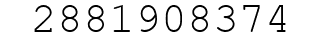Number 2881908374.