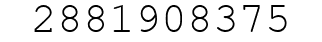 Number 2881908375.