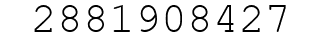 Number 2881908427.