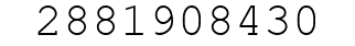 Number 2881908430.