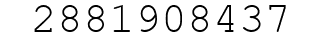 Number 2881908437.