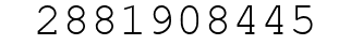 Number 2881908445.