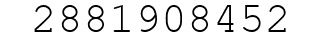 Number 2881908452.