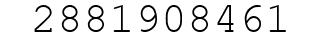 Number 2881908461.