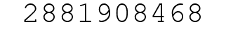 Number 2881908468.