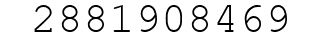 Number 2881908469.