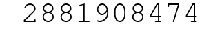 Number 2881908474.