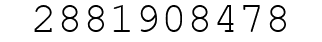 Number 2881908478.