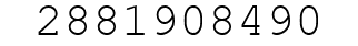 Number 2881908490.