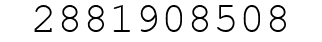 Number 2881908508.