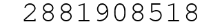Number 2881908518.