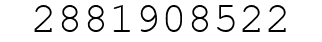 Number 2881908522.