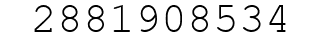 Number 2881908534.
