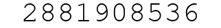 Number 2881908536.