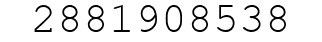 Number 2881908538.