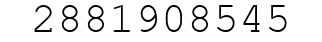 Number 2881908545.
