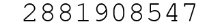 Number 2881908547.
