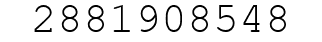 Number 2881908548.