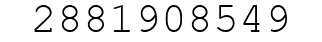 Number 2881908549.