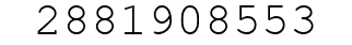 Number 2881908553.