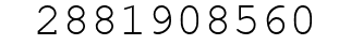 Number 2881908560.