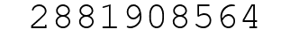 Number 2881908564.