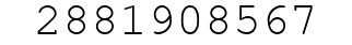Number 2881908567.