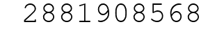 Number 2881908568.