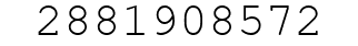 Number 2881908572.