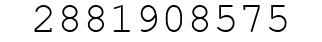 Number 2881908575.