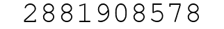 Number 2881908578.