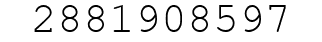 Number 2881908597.