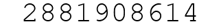 Number 2881908614.