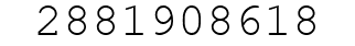 Number 2881908618.