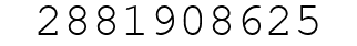 Number 2881908625.