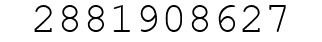 Number 2881908627.