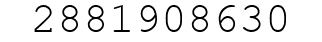 Number 2881908630.