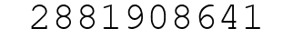Number 2881908641.