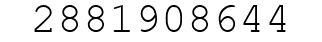 Number 2881908644.