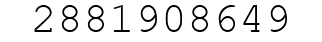 Number 2881908649.
