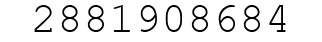 Number 2881908684.