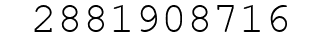 Number 2881908716.