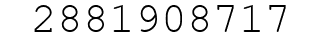 Number 2881908717.