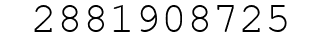 Number 2881908725.