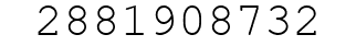 Number 2881908732.