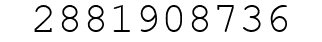 Number 2881908736.