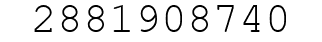 Number 2881908740.