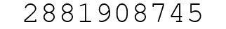 Number 2881908745.