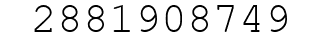 Number 2881908749.