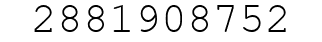 Number 2881908752.